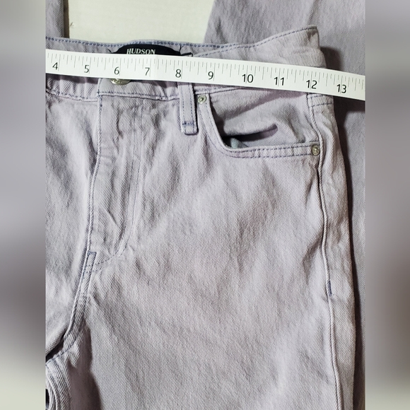 HUDSON REMI straight cropped Lilac Womens‎ Size 25 Jeans - Picture 8 of 11
